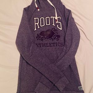 Classic Roots Hoodie Size Small Purple